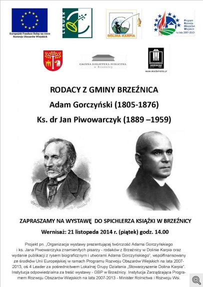 Plakat wystawa Gorczyński i Piwowarczyk