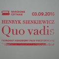 Narodowe Czytanie Quo vadis